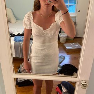 Shein white dress
